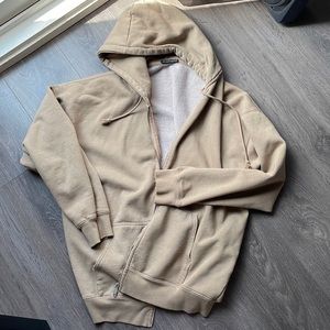 Brandy Melville boyfriend oversized zip up